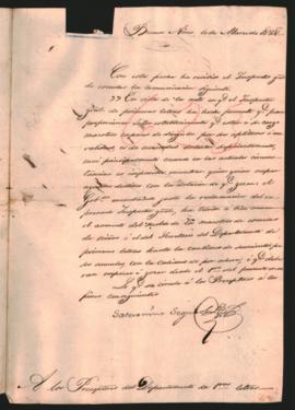 Circular del Inspector General de escuelas Saturnino Seguróla y Lezica a los Preceptores del departamento de primeras letras,