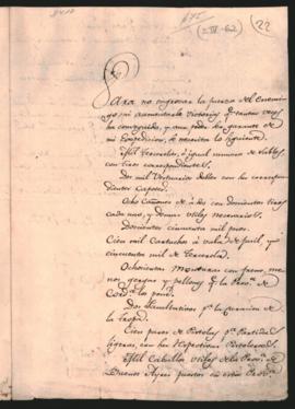 Oficio del Gobernador de Córdoba General Juan Bautista Bustos, al enviado del Protector del Perú Teniente Coronel Antonio Gutiérrez de la Fuente