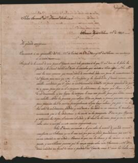 Carta de Juan Manuel de Rosas a Manuel Oribe, comentando las disposiciones tomadas para la campaña al interior contra los unitarios