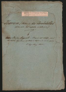 Carta de Antonio de Herrera